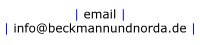 email info@beckmannundnorda.de